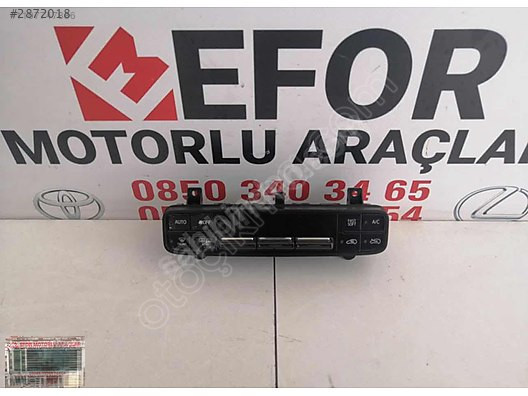 TOYOTA AURİS KLİMA KONTROL PANELİ SÖKME ORJİNAL YEDEK PARÇA