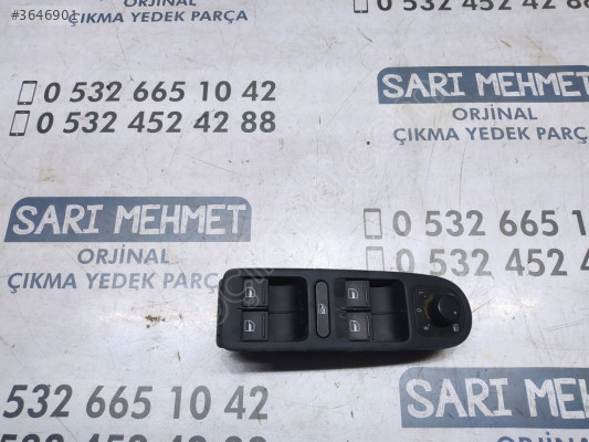 ÇIKMA VW GOLF 6 SOL ÖN CAM DÜĞMESİ 1K4959857B
