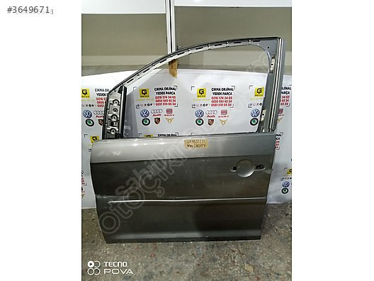 VOLKSWAGEN CADDY 2010-2015 SOL ÖN KAPI OEM 2k5831311 ÇIKMA SÖKME