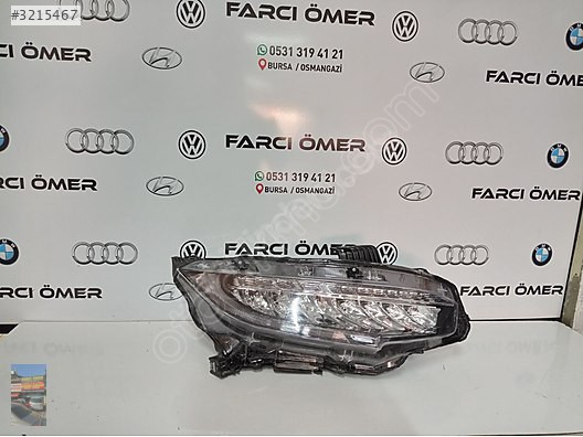 HONDA CİVİC FC5 FULL LED SAĞ FAR HATASIZ