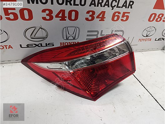 TOYOTA COROLLA DÜZ SOL DIŞ STOP ÇIKMA ORİJİNAL PARÇA 2015