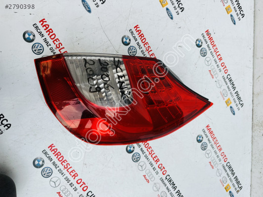 Renault scenic sağ arka stop lambası ledli