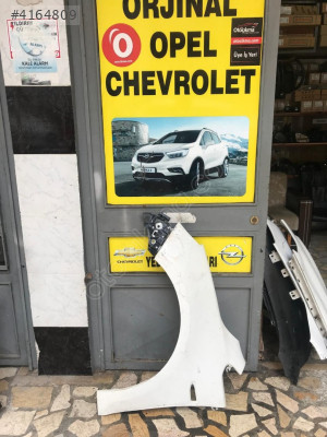 opel astra j sol ön çamurluk beyaz renk çıkma