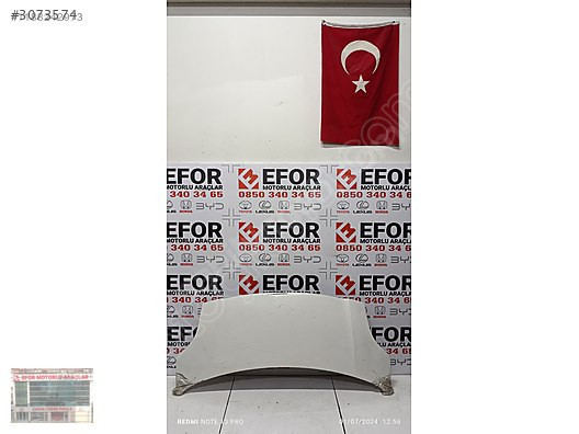 TOYOTA YARİS ORJİNAL ÇIKMA MOTOR KAPUTU 07-11 EF