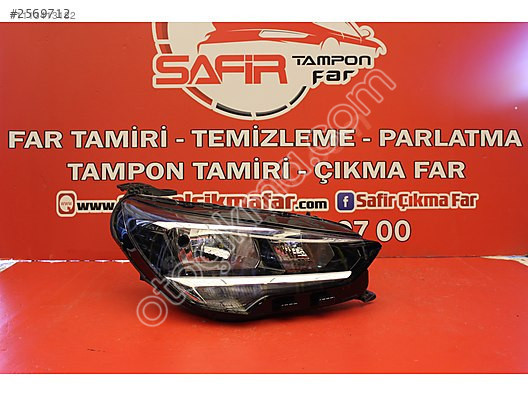 OPEL CORSA F HALOJEN SIFIR ORJİNAL SAĞ ÖN FAR [DEFOLU]