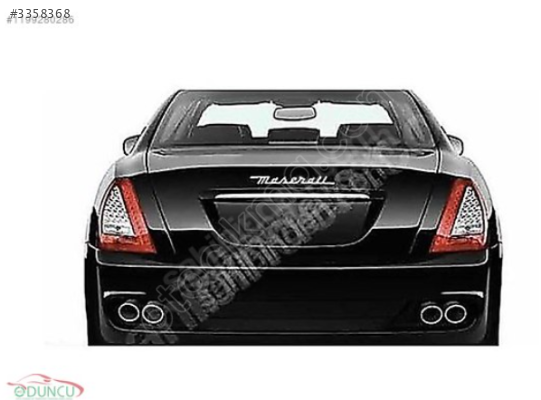 MASERATİ QUATTROPORTE BAGAJ KAPAĞI AMBLEMİ LOGOSU MASERATİ YAZ