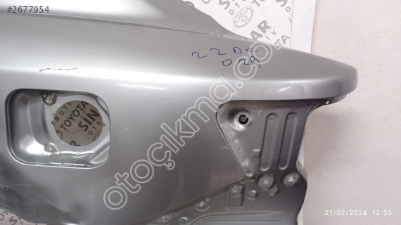 TOYOTA AVENSİS 2010 2015 SOL ARKA ÇAMURLUK ÇIKMA ORJİNAL