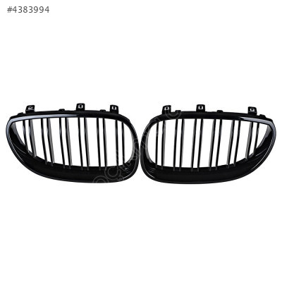 51137027061/62 BMW E60 2004-2009 ÖN PANJUR BÖBREK KROM SİYAH SET