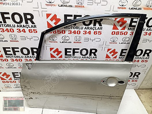 TOYOTA AURİS ORJİNAL ÇIKMA SOL ÖN KAPI 07-12