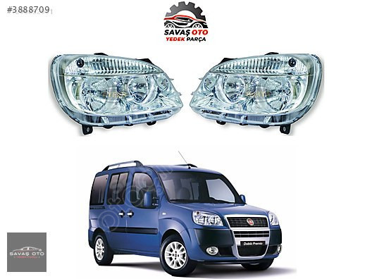 DOBLO 2 ÖN FAR SAĞ SOL MOTORLU 2006+ ADET FİYAT