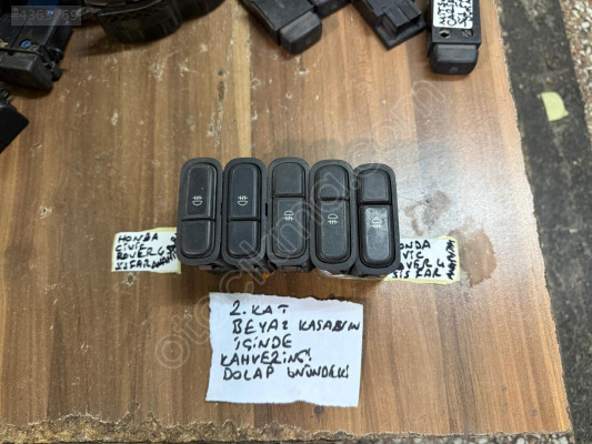 HONDA CİVİC SİS FAR DÜĞMESİ , ROVER 400 SİS FAR DÜĞMESİ ORJİNAL