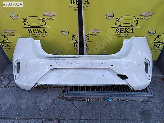 OPEL CORSA F ARKA TAMPON BEYAZ ÇIKMA ORJİNAL YEDEK PARÇA