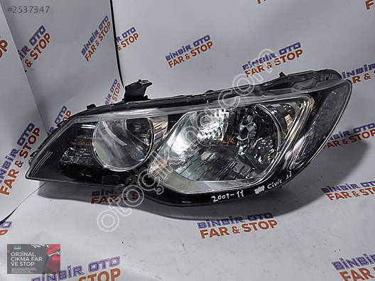 HONDA CİVİC 09-11 SOL FAR BİNBİR OTO FAR-STOP YEDEK PARÇA