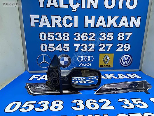 Renault Megane iki orijinal çıkma sağ sol elektrikli ayna