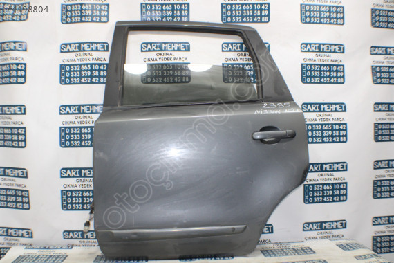 ÇIKMA NİSSAN NOTE SOL ARKA KAPI 2385