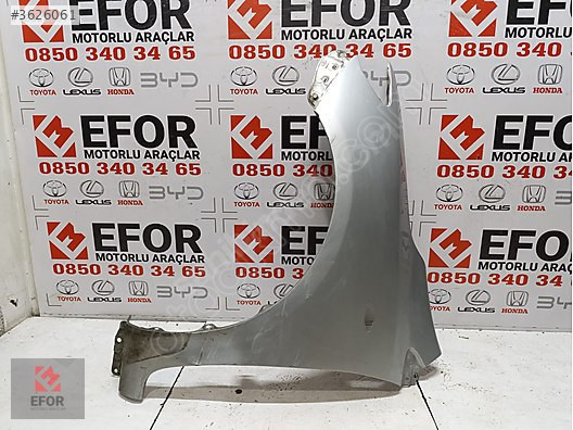TOYOTA COROLLA SOL ÖN ÇAMURLUK ORJİNAL ÇIKMA YEDEK PARÇA 07-10