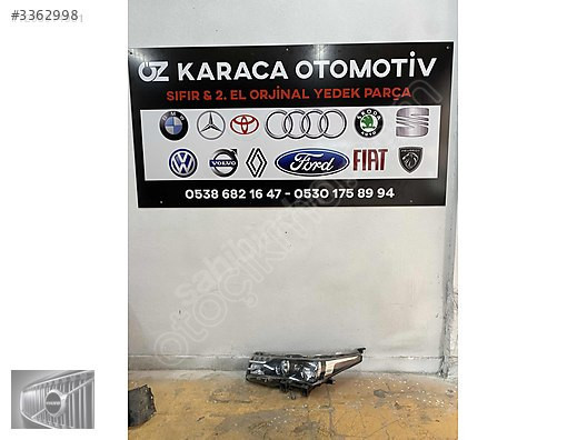 2013-2017 TOYOTA COROLLA ÇIKMA ORJİNAL SOL ÖN FAR