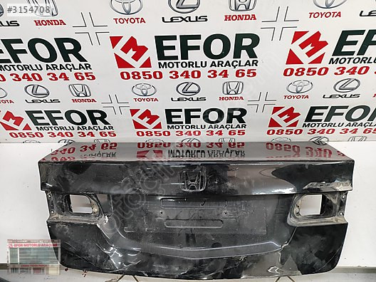 HONDA ACCORD ORJİNAL ÇIKMA BAGAJ KAPAK 09-12