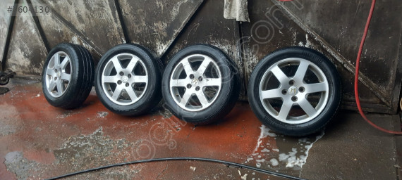 Çıkma honda jazz orjinal çelik jant lastik takım