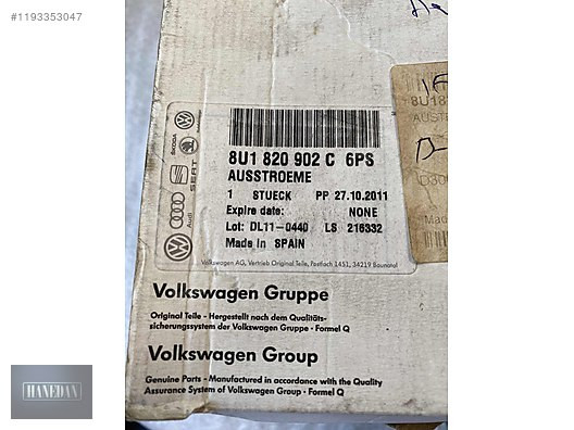 AUDİ Q3 SAĞ ÖN HAVALANDIRMA IZGARASI (2012-2017) 8U1820902C
