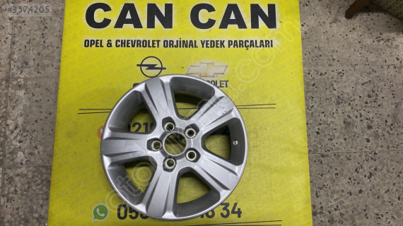 OPEL COMBO C ÇELİK JANT SIFIR ORJİNAL 13178956 CANCAN OPEL