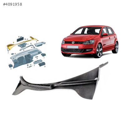 6R1819415C VW POLO 11-14 ÖN CAM IZGARASI