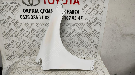 TOYOTA COROLLA 2019 2024 SAĞ ÖN ÇAMURLUK ÇIKMA ORJİNAL