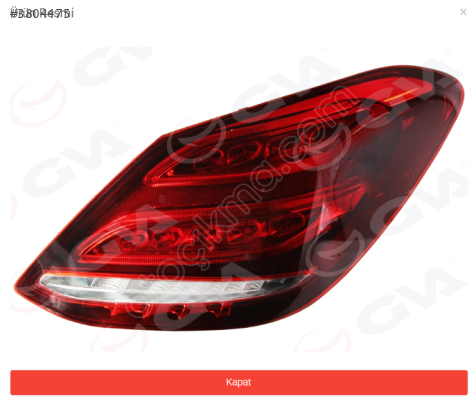 MERCEDES W205 C200d C180 SAĞ ARKA LED STOP A2059060457