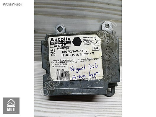 Peugeot 206 Airbag Beyni 9653441980