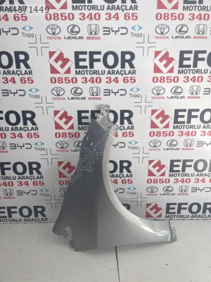 ORJİNAL ÇIKMA YEDEK PARÇA 2019 TOYOTA COROLLA SAĞ ÖN ÇAMURLUK