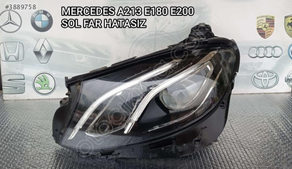 MERCEDES A213 E180 E200 ORJİNAL ÇIKMA SOL FAR