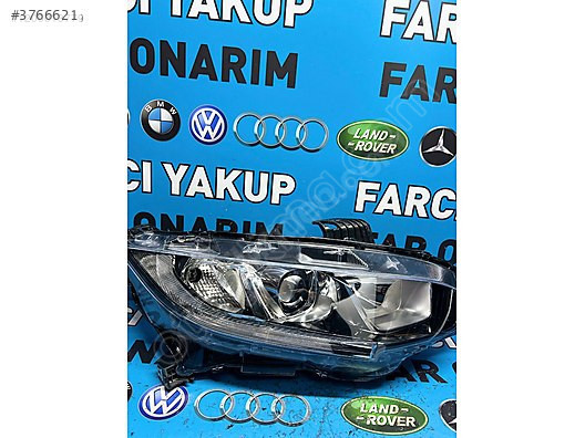 HONDA CİVİC FC5 MERCEKLİ SAĞ ÖN FAR ÇIKMA ORJİNAL TEMİZ