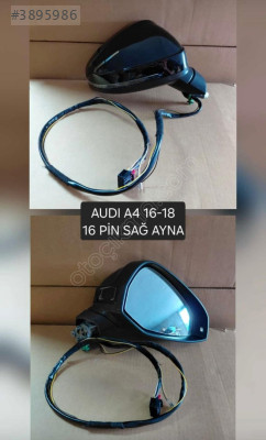 A4 AYNA SAĞ 16 PİNLİ 2015 2016 2017 2018 2019 SIFIR 8W1857410D