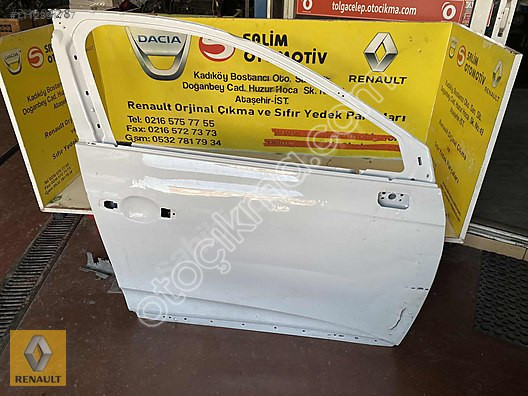 RENAULT CLIO 5 ÇIKMA ORJİNAL SAĞ ÖN KAPI VE DİĞER PAR