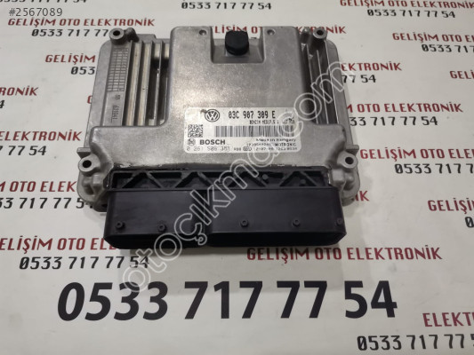 VW Tiguan MED17.5.5 Motor Beyni - 03C907309E 0261S0635 1039S
