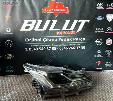 2019-2023 Toyota Corolla Sağ Ön Full LED Elektrikli Far