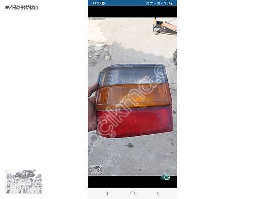 Renault 11 flash sağ stop
