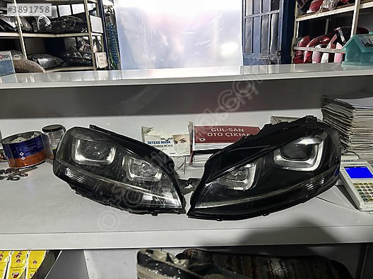 Golf 7 sol far xenon çıkma ORJİNAL