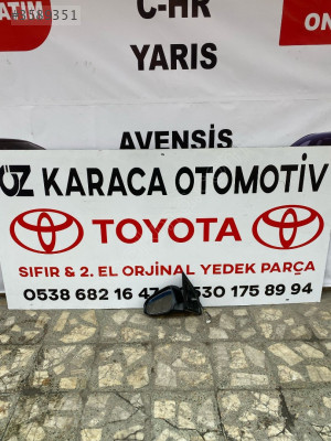 2016-2018 TOYOTA AURİS ÇIKMA ORJİNAL SOL AYNA KOMPLE