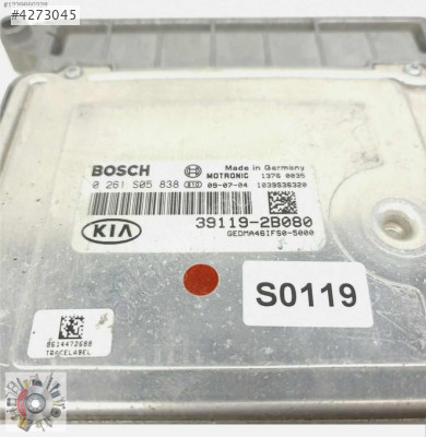 Kia 0261S05610 39120-2B602 KİA CEED MOTOR BEYNİ