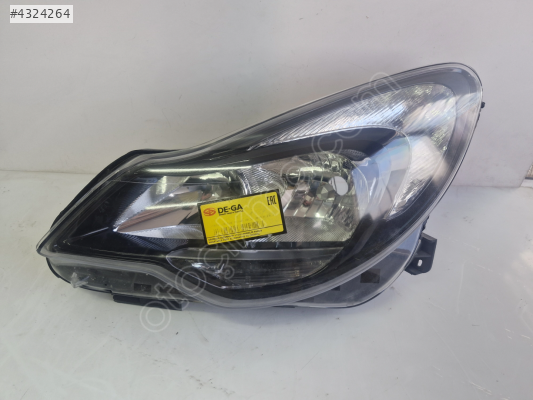 OPEL CORSA D SOL ÖN FAR SİYAH 2010-2014 SIFIR AYARINDA