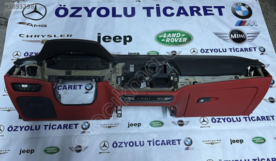 BMW G22-G23-G26 Siyah Kırmızı Head Up Göğüs Torpido