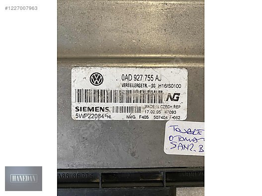0AD927755AJ TOUAREG OTOMATİK ŞANZIMAN BEYNİ