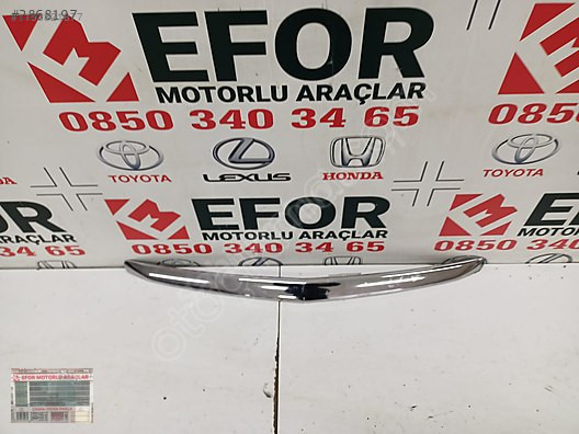 HONDA CİTY ORJİNAL ÇIKMA KAPUT ÜST NİKELAJ 05-08
