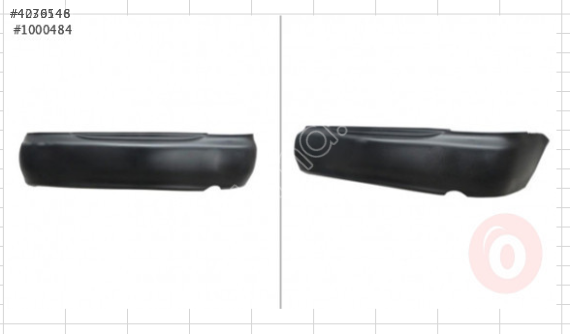 MİTSUBİSHİ LANCER TAMPON ARKA 2004-2005.