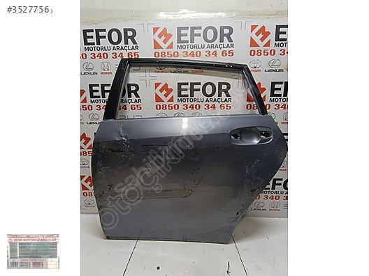 TOYOTA VERSO SOL ARKA KAPI ÇIKMA ORJİNAL YEDEK PARÇA