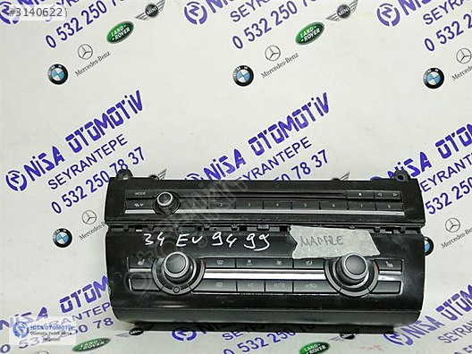 BMW 5 SERİSİ F10 5.20 KASA KLİMA KONTROL PANELİ ÇIKMA 9306149