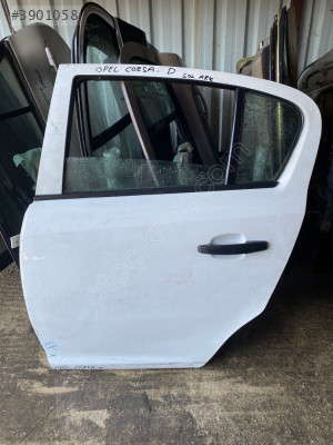OPEL CORSA D ÇIKMA SOL ARKA KAPI ORJİNALL DOLU