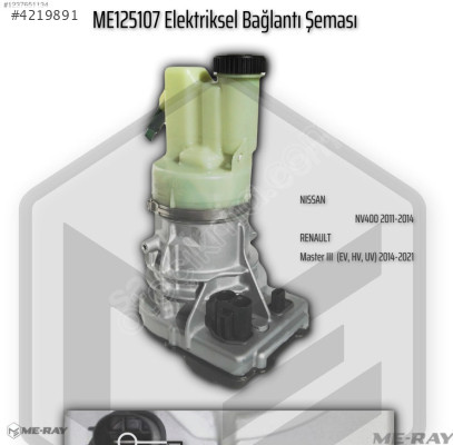 Renault Master III Elektrikli Direksiyon Pompası