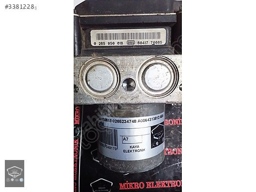 0265950618 MERCEDES W169 ABS BEYNİ A-CLASS 0265234748
